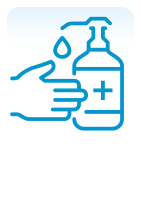手指消毒の徹底